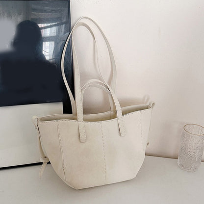 Large Capacity PU Leather Shoulder Bags for Women 2025 Luxury Designer Crossbody Bag Females Brand Retro New Handbags and Purses