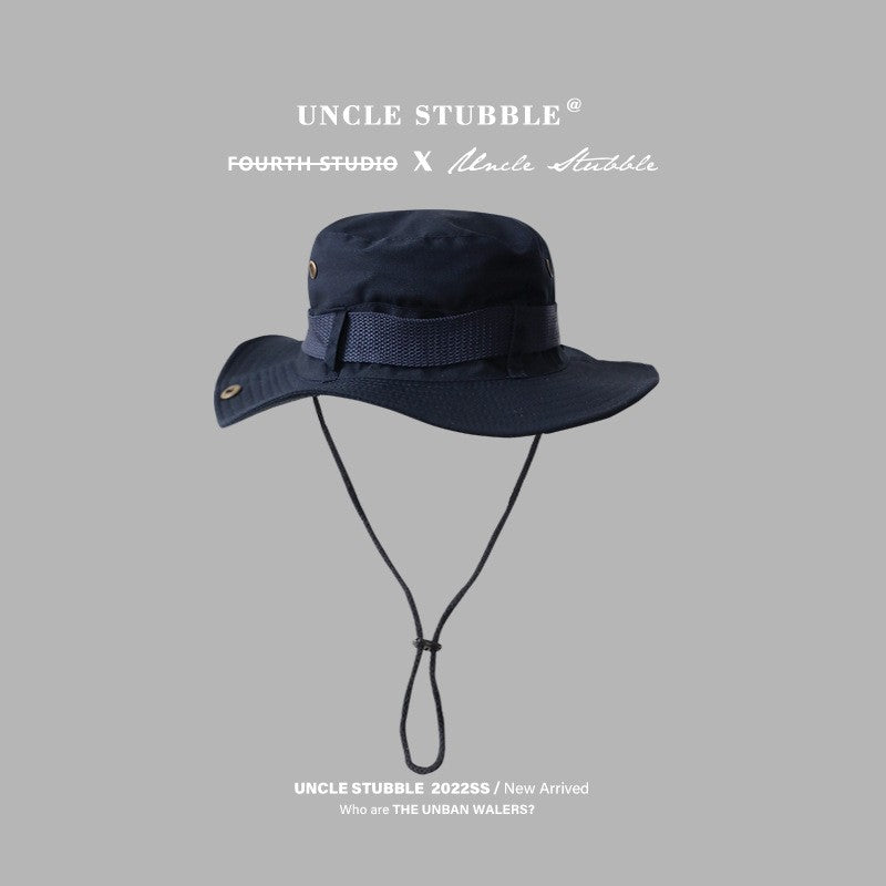 Men Fishing Wide Brim Neck Flap Cover Sun Bucket Hat Hiking Cap Summer Hiking Fisherman Caps