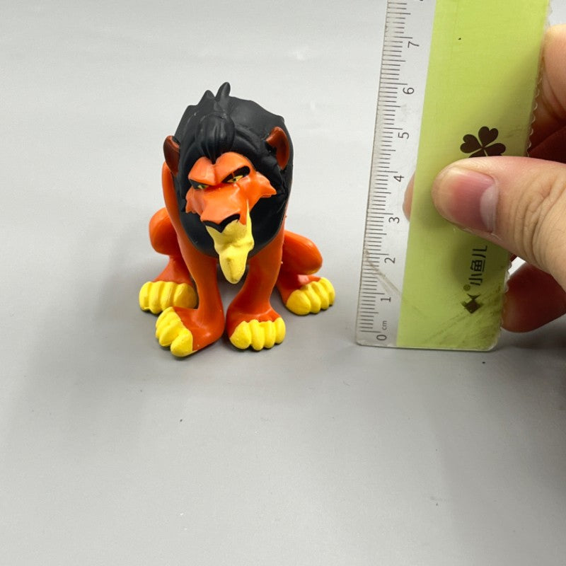 Disney Anime O Rei Leão Série Vilões Scar Boneco de Ação Brinquedo Presentes de Aniversário para Crianças Brinquedos Engraçados Boneco Scar