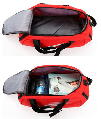 Nylon Travel Bag For Girl Teenagers Waterproof Backpack Sport Gym Handbag Portable Lady Women Fitness Shoe Shoulder Bags Mochila