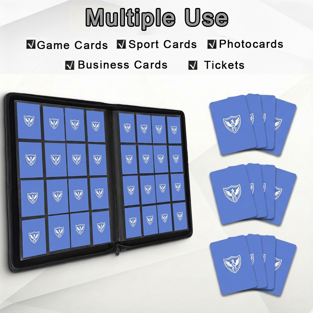 Trading Card Binder, Premium Card Binder, 1024-Pocket Trading Card Binder, Premium 16-Pocket Card Holder Folder, Side-Loading Card Album Suitable for Yu-Gi-Oh!, Magic: the Gathering, Trading Cards, Sports, Compatible with Tcg/Mtg, Card Storage