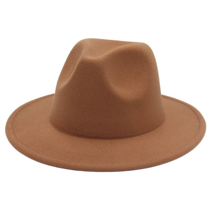 Women Fedora Hat Autumn Winter Luxury Men Top Hats Trendy Formal Wedding Decorate Black Green White Panama Cap Fedoras Gorras