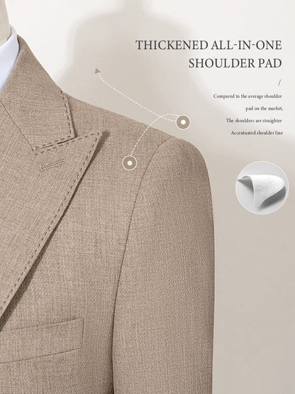 ST Cassy new 2 buttons on suit modern design mens office wear blazer coustime homme luxe Bead edge craftsmanship