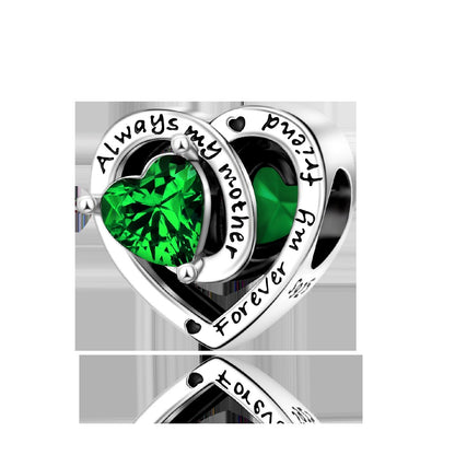 925 Sterling Silver Green Series Flower Tree Apple Pendant DIY Fine Beads Fit Original Charms Bracelet Women Jewelry Diy