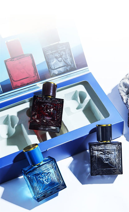 Brand 90ml Men Perfume Gift Box 3pcs Set Charming Man Colognes Lasting Fragrance Attracting Women Perfumes Hombres Originales