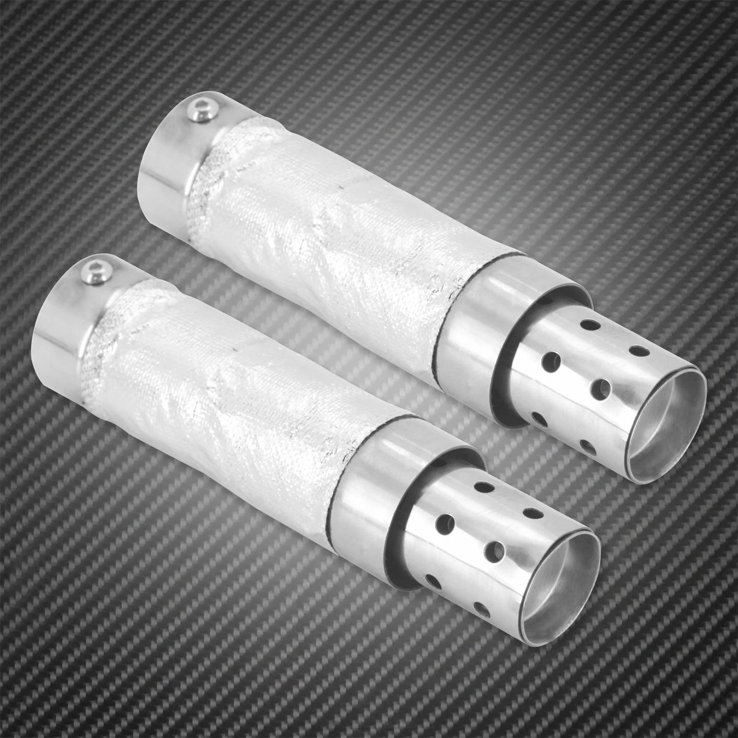 Motorcycle Exhaust Pipe Muffler 38-48mm Quiet Baffle Universal For Harley Sportster XL 1200 883 Touring FLHR FLH Dyna Softail FL