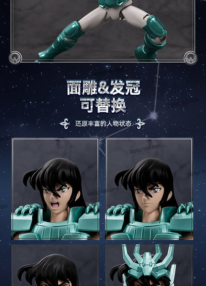 BLOKEES Saint Seiya Segunda Edição Touro Dragão Capricórnio Sagitário Boneco de Ação Anime Brinquedos Presente de Natal Em Estoque