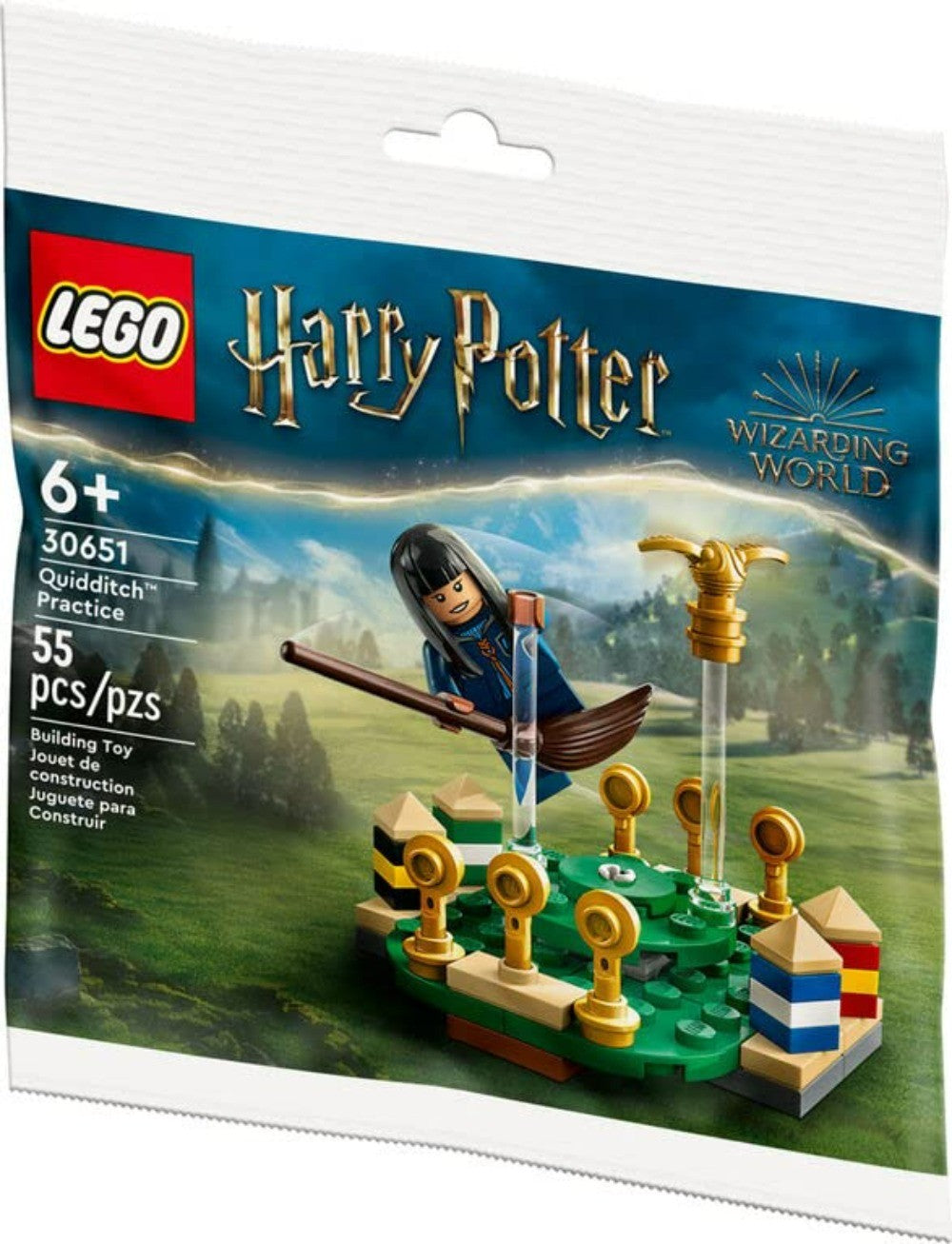 LEGO Harry Potter: Polibag de Treino de Quadribol 30651 para Maiores de 6 Anos Presente de Aniversário e Natal (55 Peças)