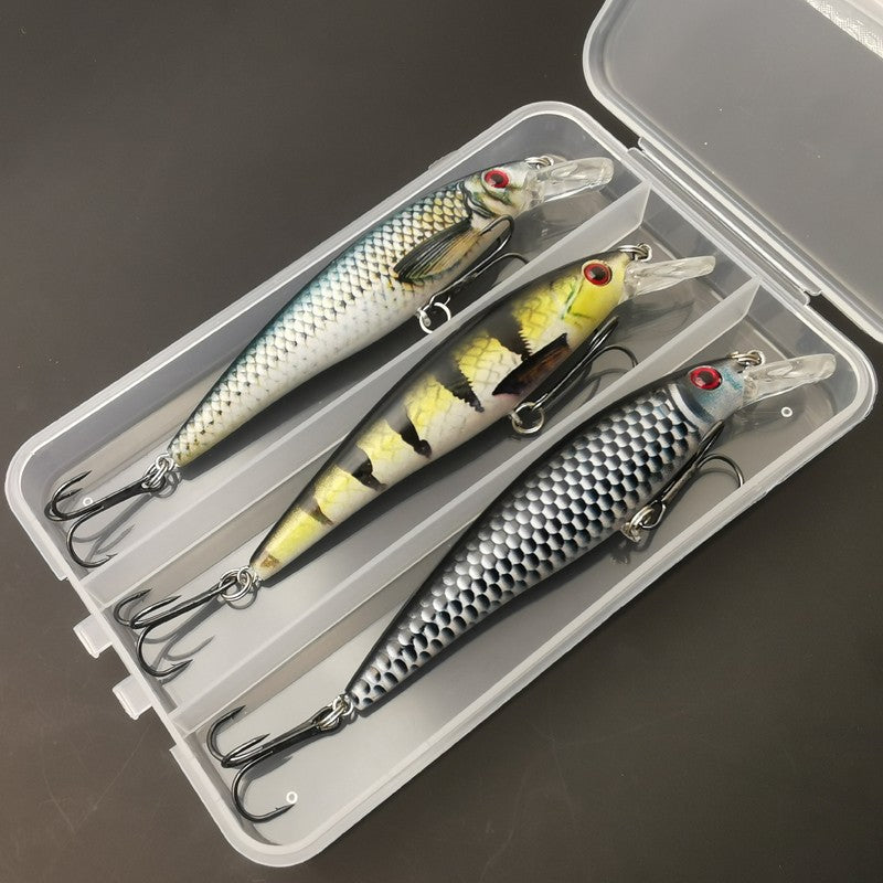 1pc/3pcs 13g Isca de Pesca com Impressão Colorida Sinking Minnow Isca Artificial Legal para Pesca