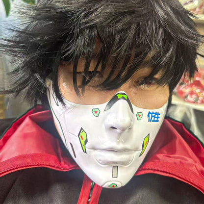 Red Lip Half-face COS Beauty Props Decoration Collection Half-face Decoration Mechanical Wind Adult Men's and Women's Masks