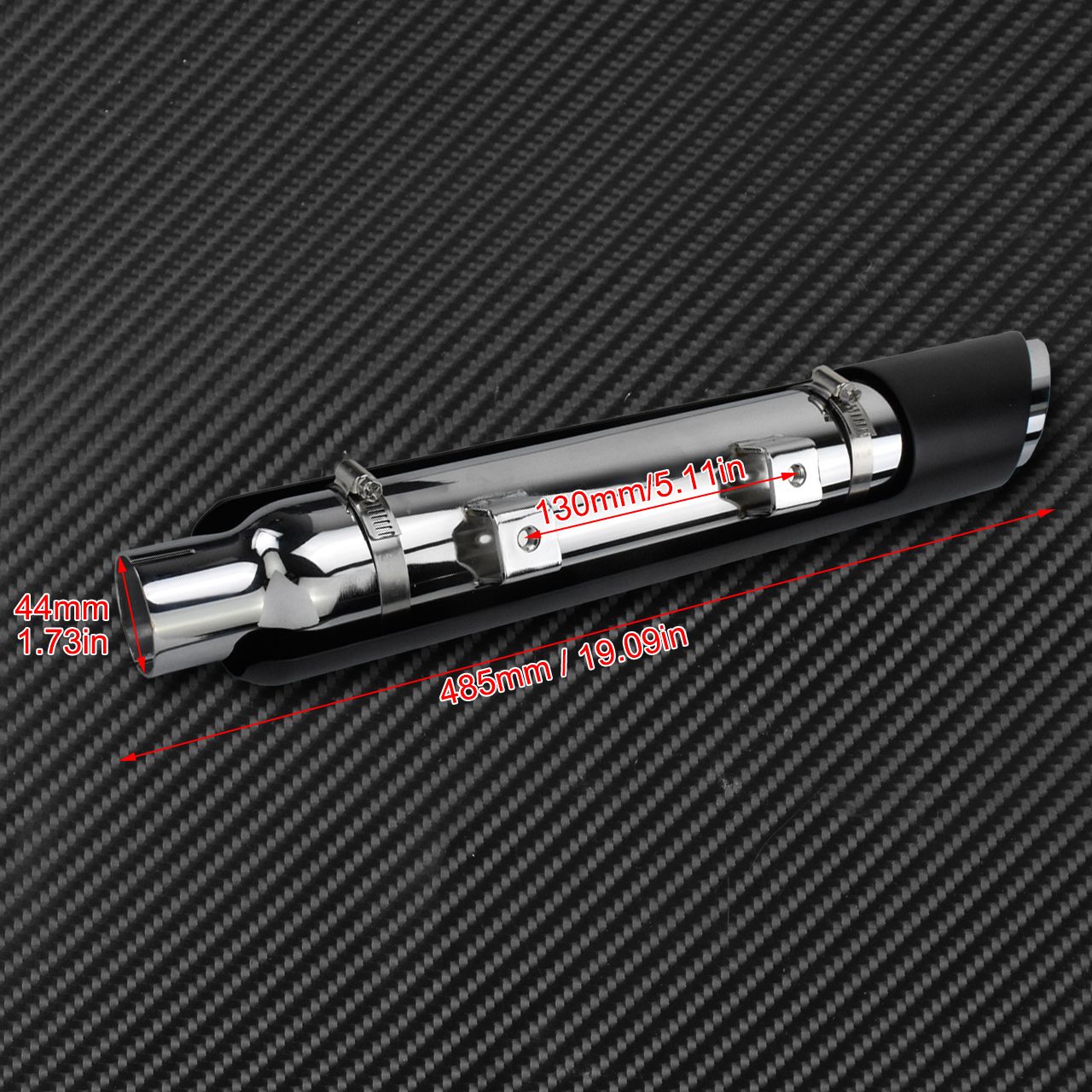 Motorcycle Slip-On Exhaust Muffler Shortshots Exhaust Pipes For Harley Sportster XL 883 Iron 1200 48 72 Forty Eight 2014-2022