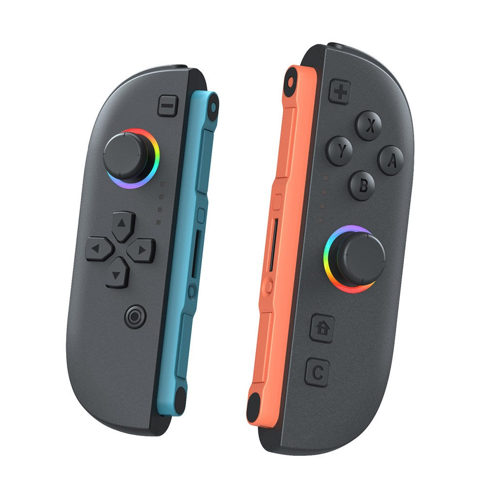 For Switch2 Wired Wireless Joy Cons Controller With RGB Light Dual Vibration Joystick For Switch/OLED/Switch2 Bluetooth Gamepad