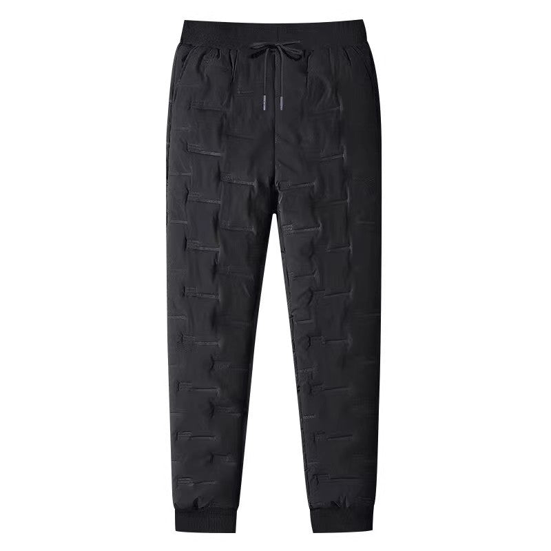 Men's Winter Thiened Fce Warm Casual Pants Windproof Outdoor Sports Wear Resistant to Dirt down Cotton Trousers