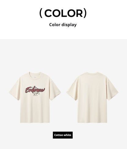 Xtep Short Sleeve Knitted Shirt For Men 2024 Summer Hip Hop Men's T-shirt Comfortable Fashion Cotton Outdoor Tops 976229010576