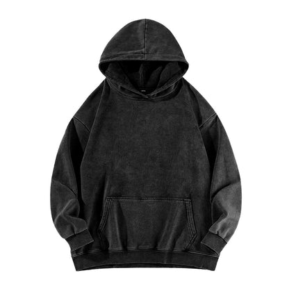 ? 3.1415926 New Print Loose Man Hoodies Women Long Sleeve Washed Hooded Oversized Pocket Coat Harajuku Up Male Sweatshirts