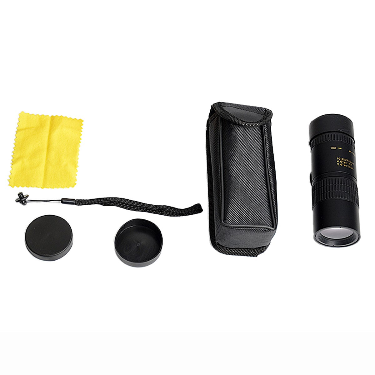 Telescópio com Zoom 10-300x40 HD 4K Binóculos Portáteis Potentes de Longo Alcance Monocular Profissional BAK4-Prismas Para Caça e Acampamento