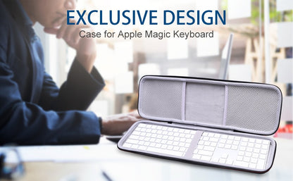 Estojo Rígido de Transporte e Armazenamento LTGEM EVA para Teclado Apple Magic com Teclado Numérico
