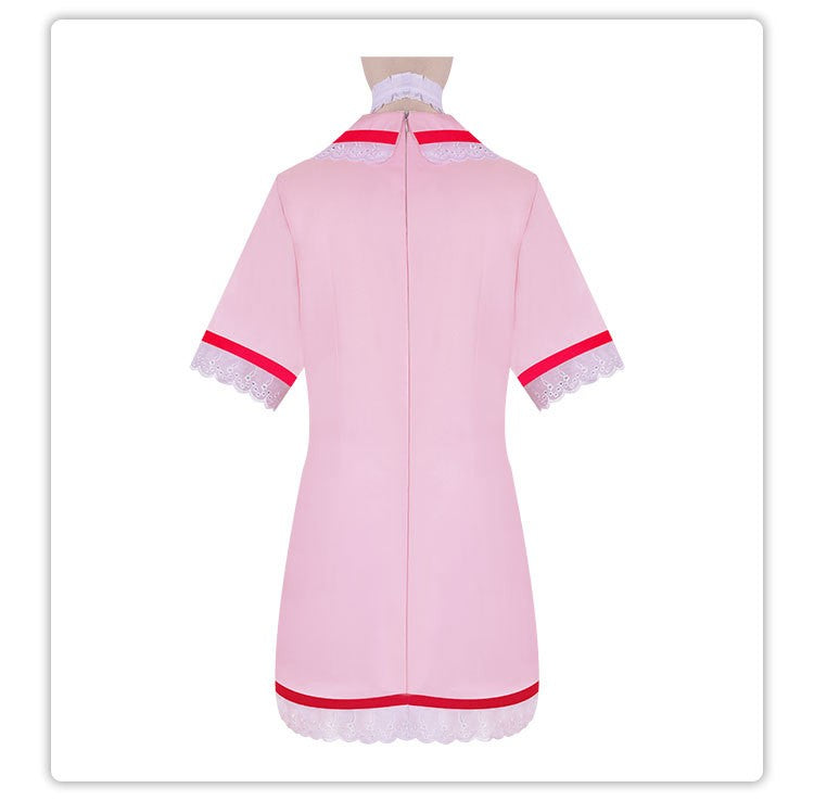 Virtual anchor Kasane Teto, doctor role-playing costume set, pink nurse uniform, Halloween party, virtual singer costume