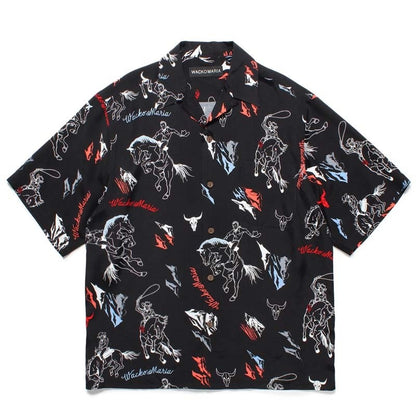 Latest Trend WACKO MARIA 25SS Vintage Denim Rope Crop Casual Hawaii Beach Holiday Mens Womens Casual Short Sleeve Shirt Tops