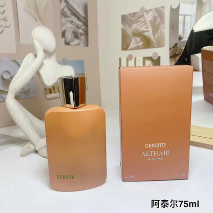 Perfume Unissex de Qualidade Rosas Orientais 75ml Colônia de Longa Duração Aroma Floral Spray Corporal de Perfume Presente