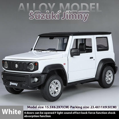Miniaturas 1/24 Suzuki Jimny SUV Liga Off Road Modelo Diecast Puxar para Trás Brinquedo Infantil Presente Para Crianças Presente de Aniversário Para Namorado
