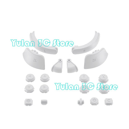 Joycon 2 Solid Color / Transparent Custom DIY Replacement Full Set Buttons for Nintendo Switch 2 Joy Con Controller Accessories
