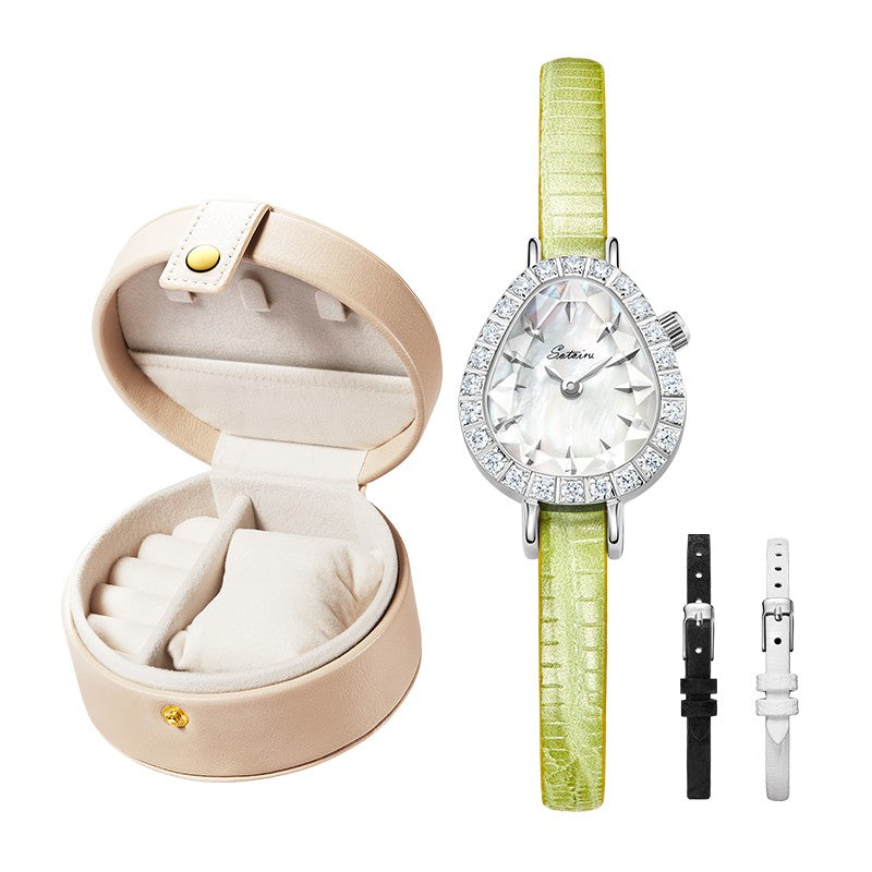 Sotoiru Watches for Woman Fashion Quartz Snake Wristwatches with Qucik Release Strap Original Design Christmas Gift for Woman