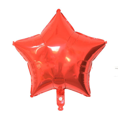 10pcs 18inch Star Foil Balloons Helium Balloon Children toy Gift 1st Birthday Party Wedding Decorations kids Globos Baby Shower