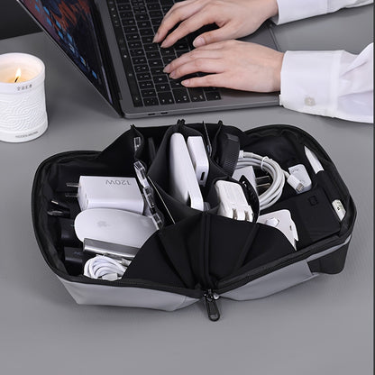 Portable Data Cable Storage Bag Mouse Headphones Power Bank Digital Accessories Organizer Bag Business Travel Numerical Code Bag