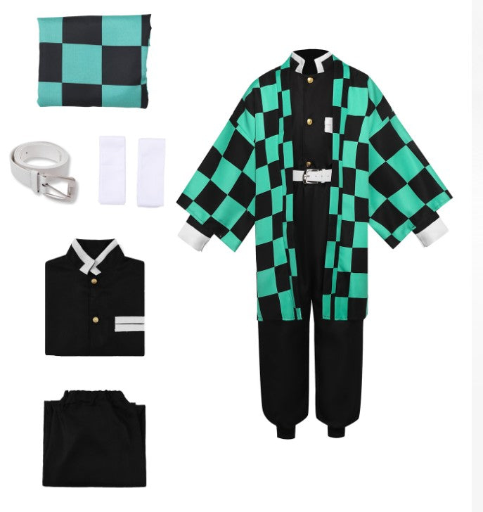 Big size Adult Costume Suit Giyu Tomioka Tomioka Kamado Tanjiro Kamado Nezuko Agatsuma Zenitsu Hashibira Inosuke Shinobu Kocho O