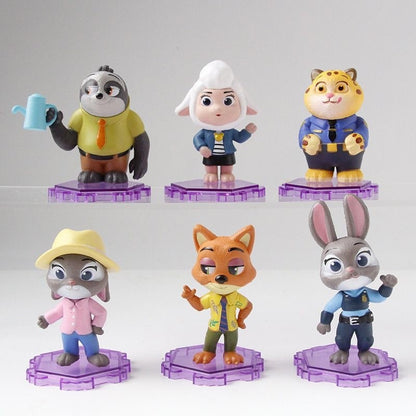 Em estoque Zootopia 2.0 Boneco de brinquedo Judy Niki Desenho animado Boneca infantil Presente de aniversário Item colecionável com tema de anime Boneco de ação de brinquedo