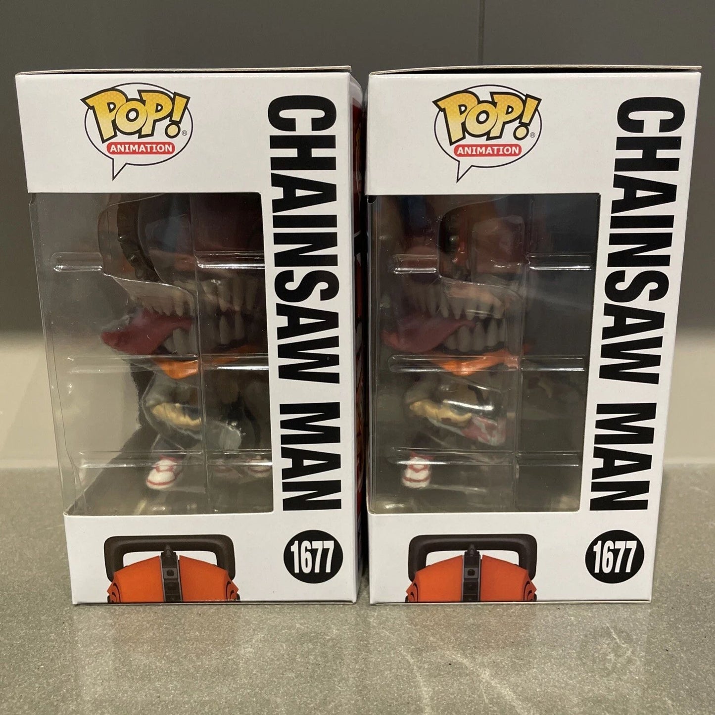 Chainsaw Man (Variantes de Perseguição)#1677 Bonecos Funko Pop Oficial Genuíno Edição Limitada Colecione Bonecos Presente para Fãs de Chainsaw Man