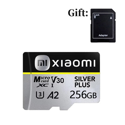 Cartão Micro TF SD Original Xiaomi 512GB Cartão de Memória Mini 2TB 1TB Cartão de Memória de Alta Velocidade 128GB Para Armazenamento de Arquivos em Câmeras de Celular