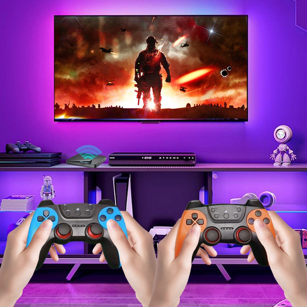 Super Console X2 Pro Game Box US/UK/EU Retro Video Game Console TV Box 100000 Video Games for SS/MAME/FC/NAOMI/Sega with Gamepad