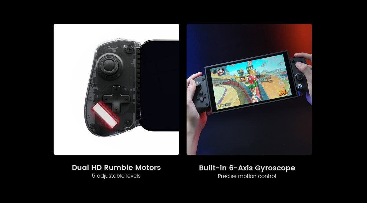 GameSir X5s Wireless Mobile Gaming Controller Bluetooth 2.4GHZ Connection Lightweight Design Hall Effect, No-Drift, App Customization
