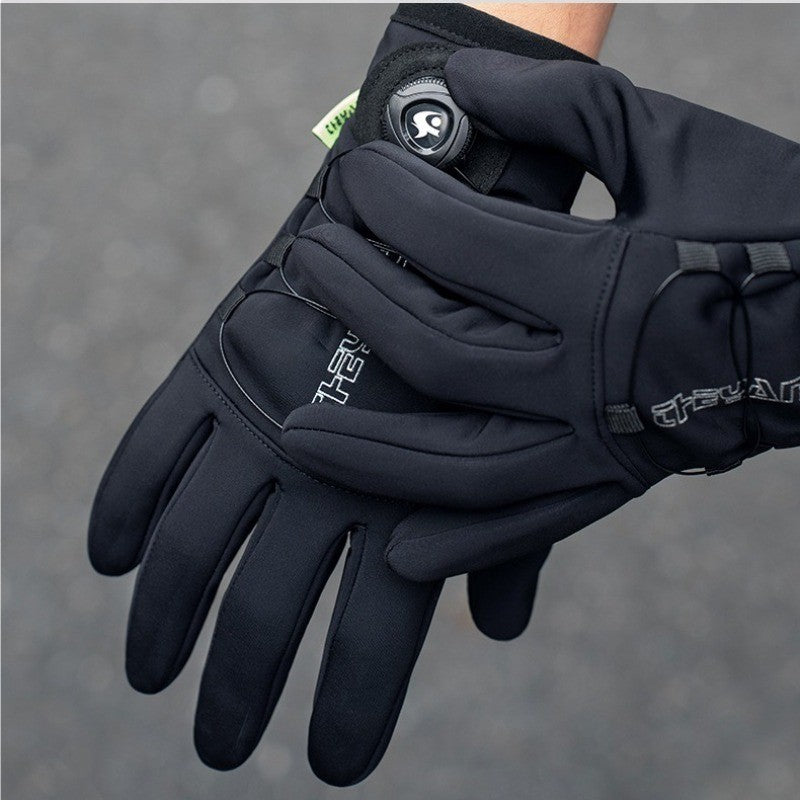 Luvas de Motocicleta com Tela Sensível ao Toque, Luvas de Ciclismo de Inverno, Luvas Esportivas Corta-Vento à Prova D'Água para Andar de Moto, Esqui e Corrida, para Clima Frio ao Ar Livre