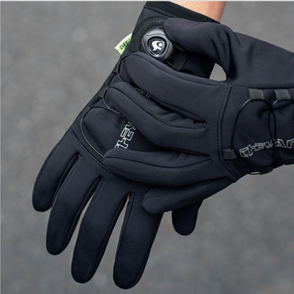 Luvas de Motocicleta com Tela Sensível ao Toque, Luvas de Ciclismo de Inverno, Luvas Esportivas Corta-Vento à Prova D'Água para Andar de Moto, Esqui e Corrida, para Clima Frio ao Ar Livre