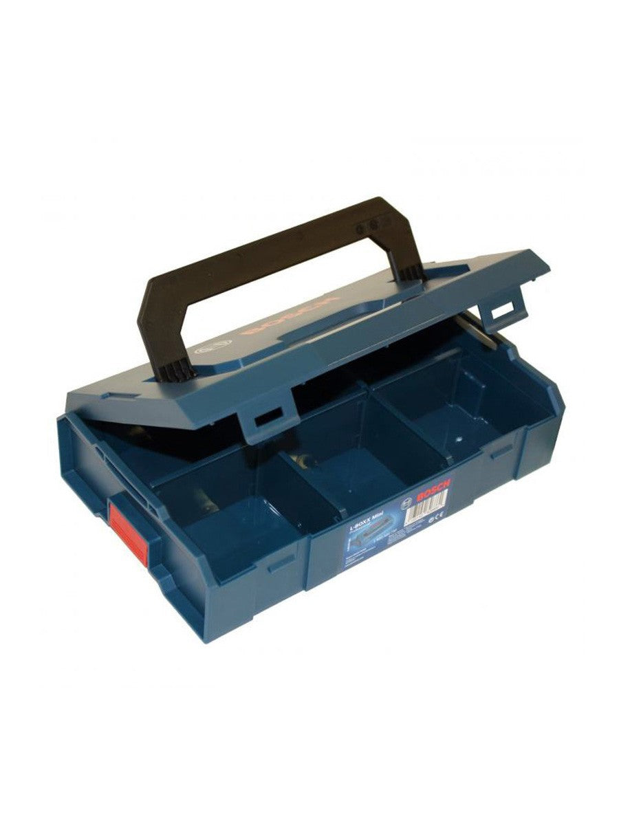 Maleta de Ferramentas Bosch Antichoque Caixa de Ferramentas Durável Kit de Ferramentas Multiuso Caixa de 6 Compartimentos Removíveis Caixa de Ferramentas Portátil e Empilhável