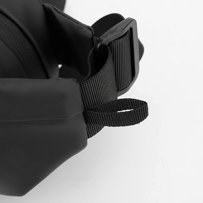 1 men's multifunctional sports waist bag - multi-layer zipper closure, adjustable chest bag, sports style crossbody bag