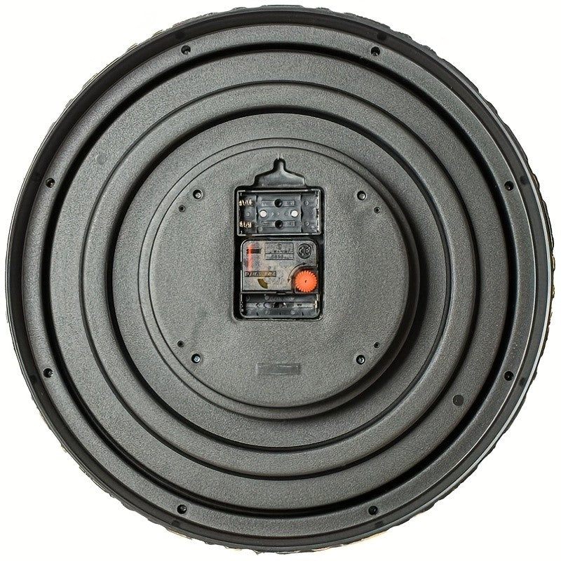 46cm Real Moving Gears Wall Clock Large Industrial Steam Punk Roman Numeral Wall Clock Living Room Home Decoration Quartz Clock