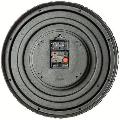 46cm Real Moving Gears Wall Clock Large Industrial Steam Punk Roman Numeral Wall Clock Living Room Home Decoration Quartz Clock