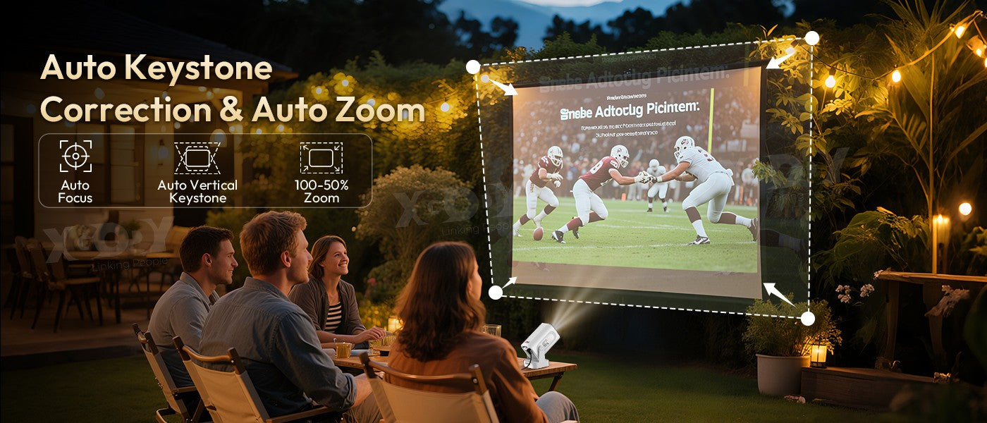 XGODY Projector Gimbal 5 Pro/3S 4K Android 11.0 Native 1080P/720P Autofokus 330ANSI Dual Wifi Bluetooth Home Theater Cinema