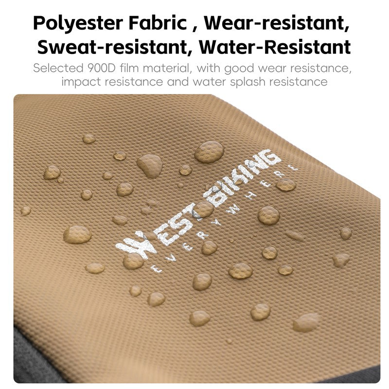 WEST BIKING Portable Lightweight Cycling Backpack Multi-Pocket Design Reflective Water Repellent Trekking Backpack Elastic Strap