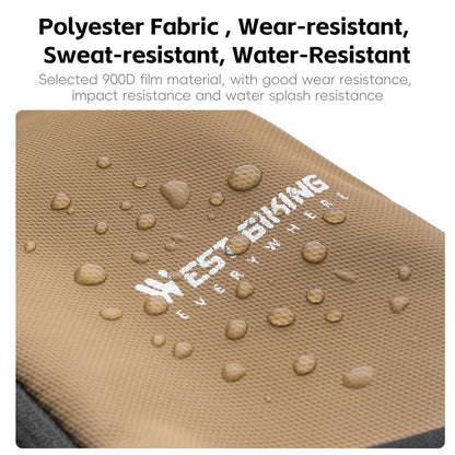 WEST BIKING Portable Lightweight Cycling Backpack Multi-Pocket Design Reflective Water Repellent Trekking Backpack Elastic Strap