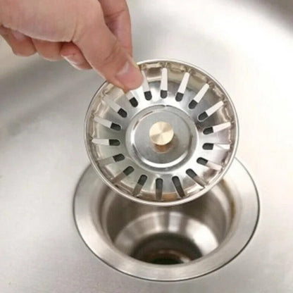 2pcs Kitchen Sink Strainer Stopper Waste Plug Sink Filter Filtre Sink Strainer Filter Floor Drain Kitchen Tools