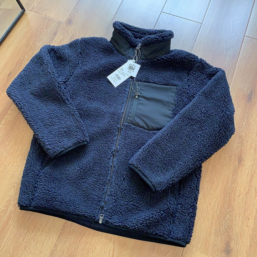 Motorcycle Outdoor Fleece Jacket For Men/Women Double Sided Fleece Thickened Plush Rider Cycling Suit Lamb Wool Windproof Jacket