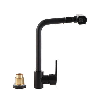 Clearance Deal Sink Faucet Rotatable 3Function Sprayer Single Handle Hot Cold Water Kitchen Faucet Easy Install for Home Fixture