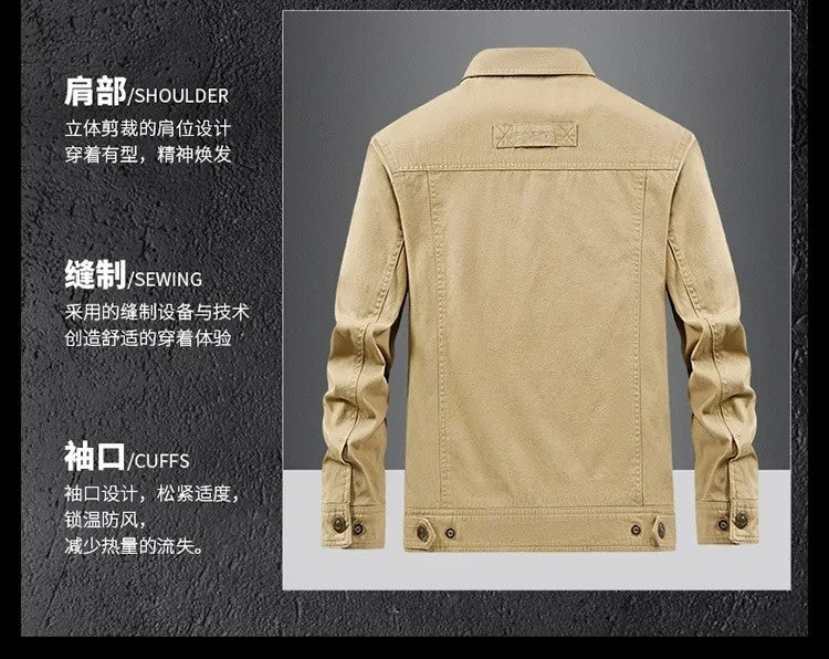 mens cargo jackets New Fashion bomber jacket mens wear simple British style Warm Windproof Jacket and coat baseball jacket male