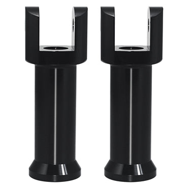 Motorcycle Foot Peg Mounts Clevis Fit For Harley Davidson Softail 2018-2025 (Gloss Black) Passenger Footpeg Support Kit