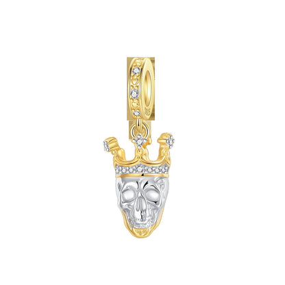 Gold Series 925 Sterling Silver Charms Bead Pendans Hummingbird Scarab Jesus Virgin Mary Charm Fit Bracelet Women's Jewelry Gift